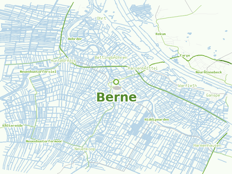 Karte von Berne