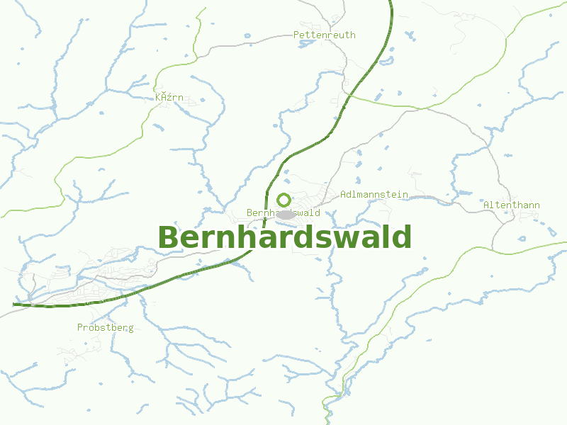 Karte von Bernhardswald