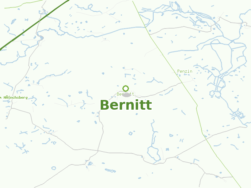 Karte von Bernitt