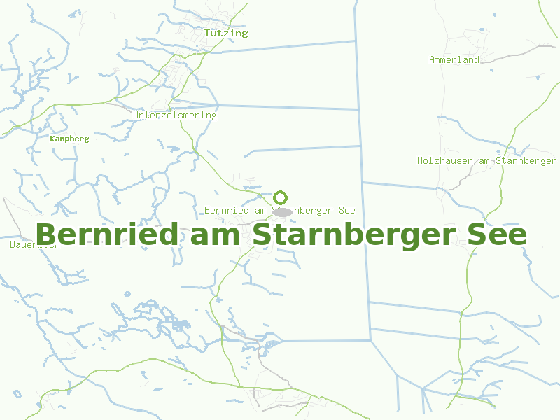 Karte von Bernried am Starnberger See