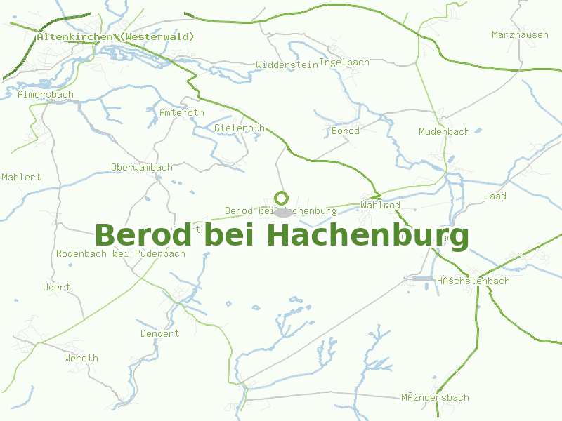 Karte von Berod bei Hachenburg