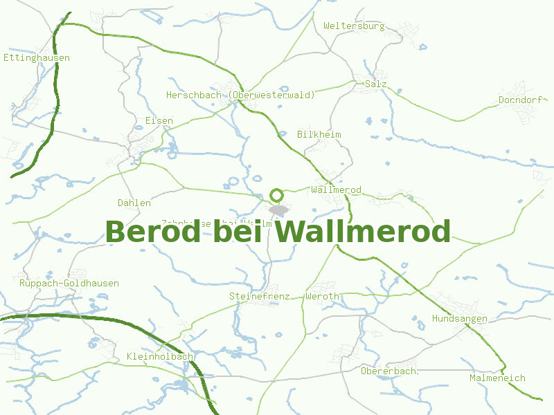 Karte von Berod bei Wallmerod