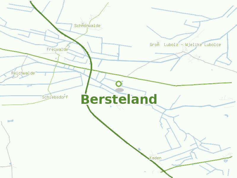 Karte von Bersteland