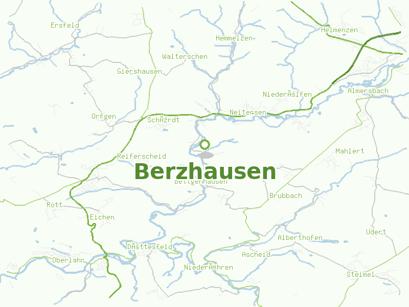 Karte von Berzhausen