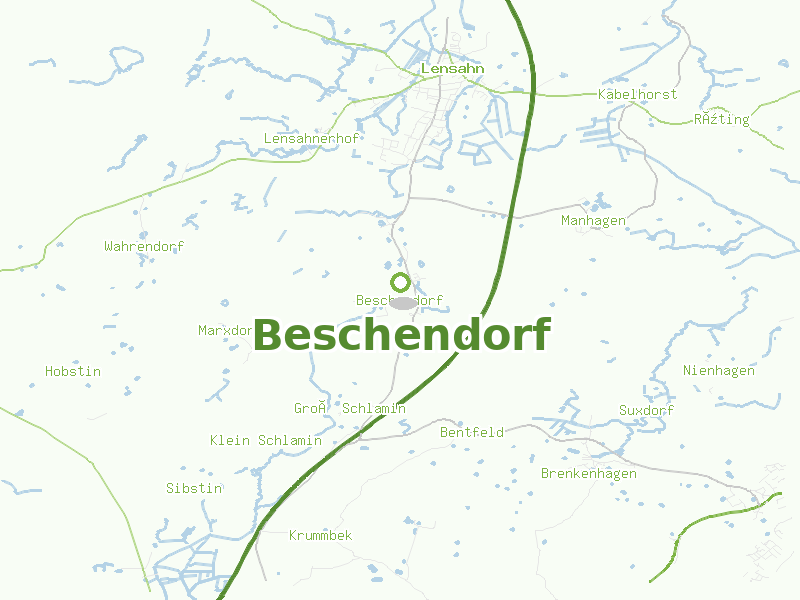 Karte von Beschendorf
