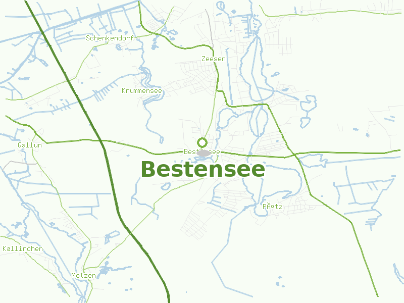 Karte von Bestensee