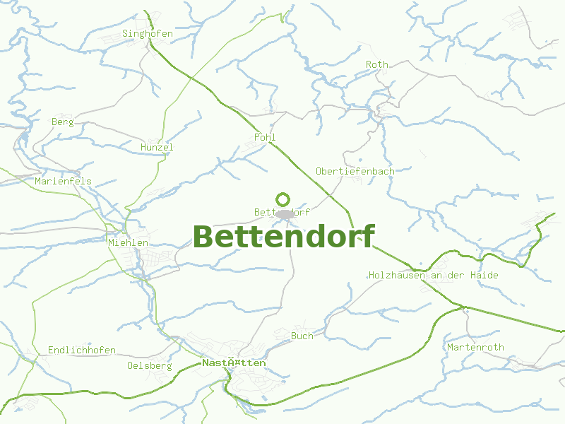 Karte von Bettendorf