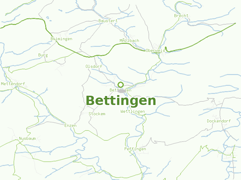 Karte von Bettingen