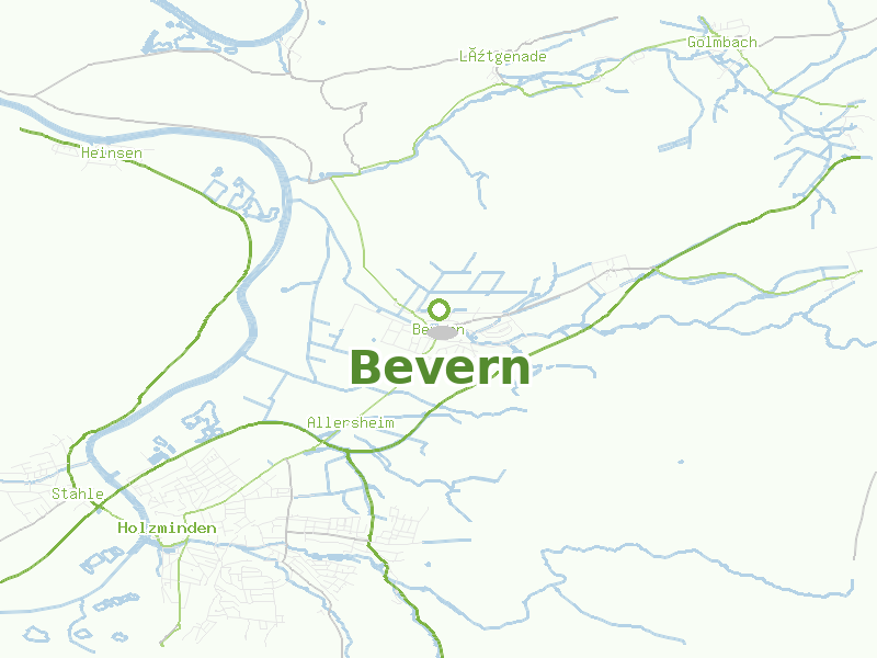Karte von Bevern