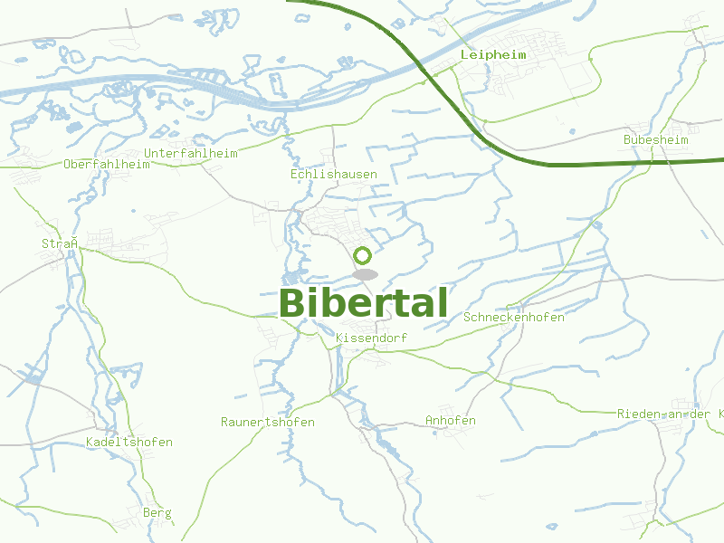 Karte von Bibertal
