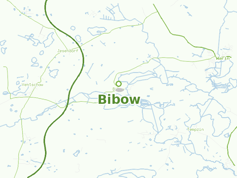 Karte von Bibow