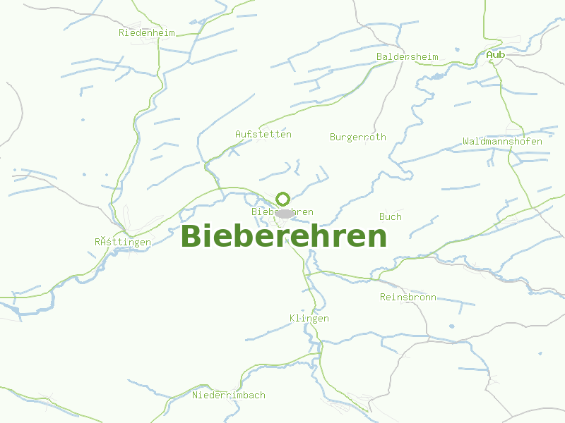 Karte von Bieberehren