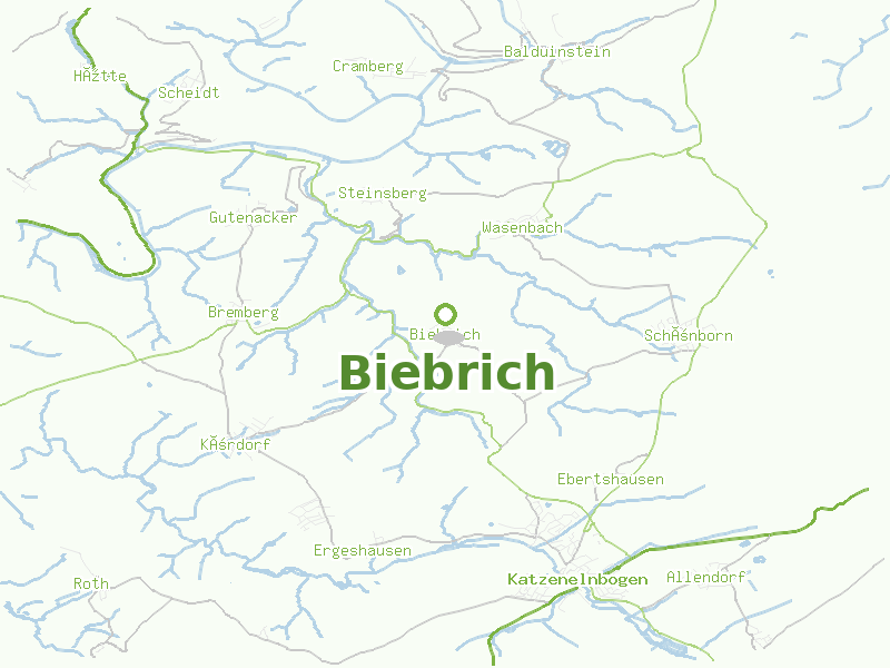 Karte von Biebrich