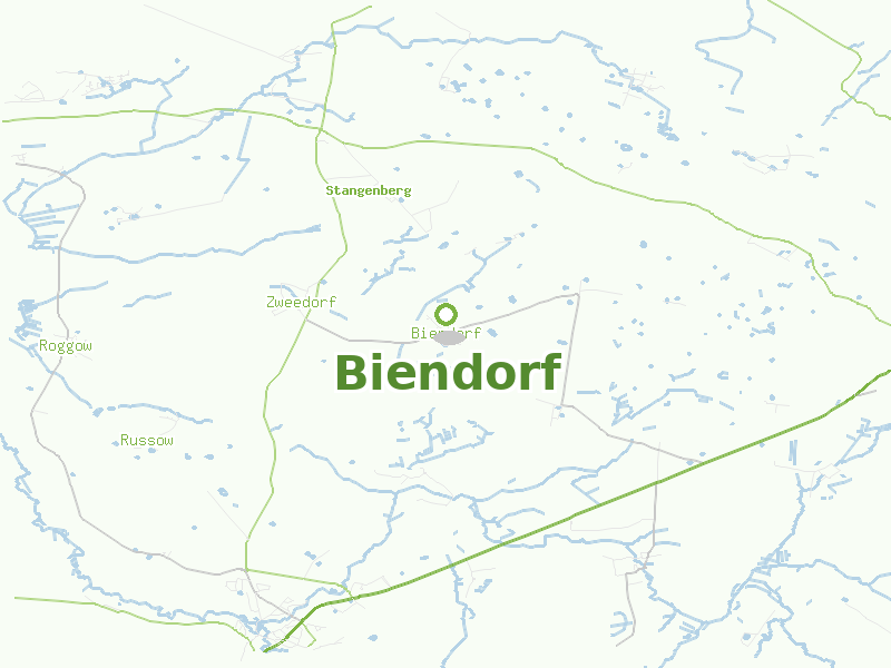 Karte von Biendorf