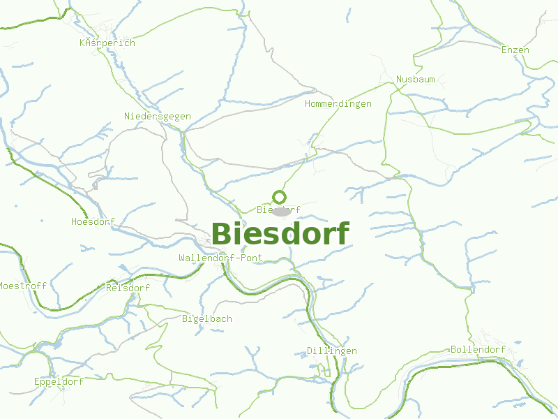 Karte von Biesdorf