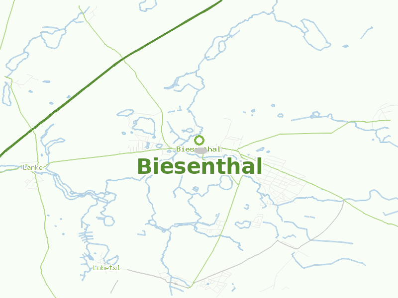Karte von Biesenthal