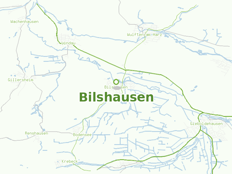 Karte von Bilshausen