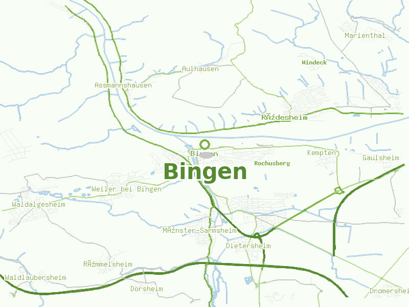 Karte von Bingen