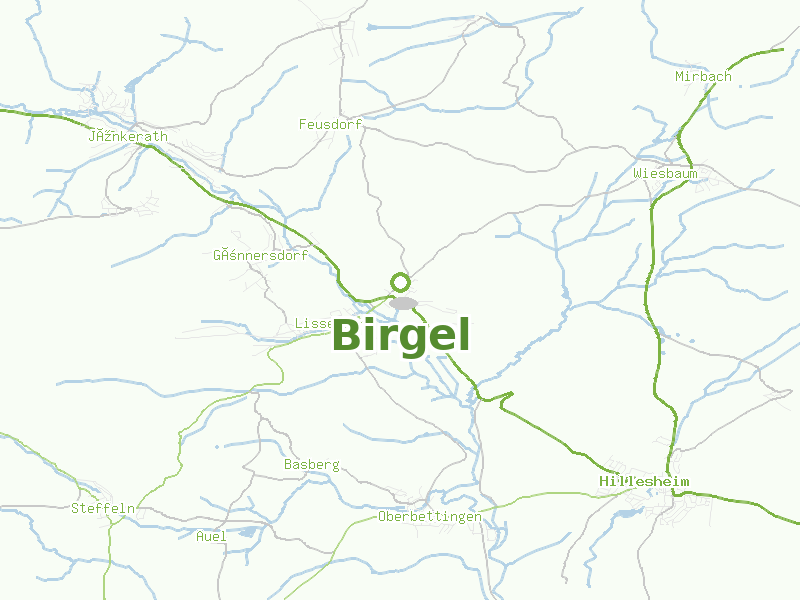 Karte von Birgel