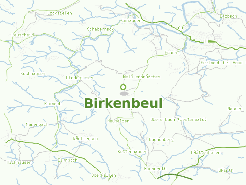 Karte von Birkenbeul