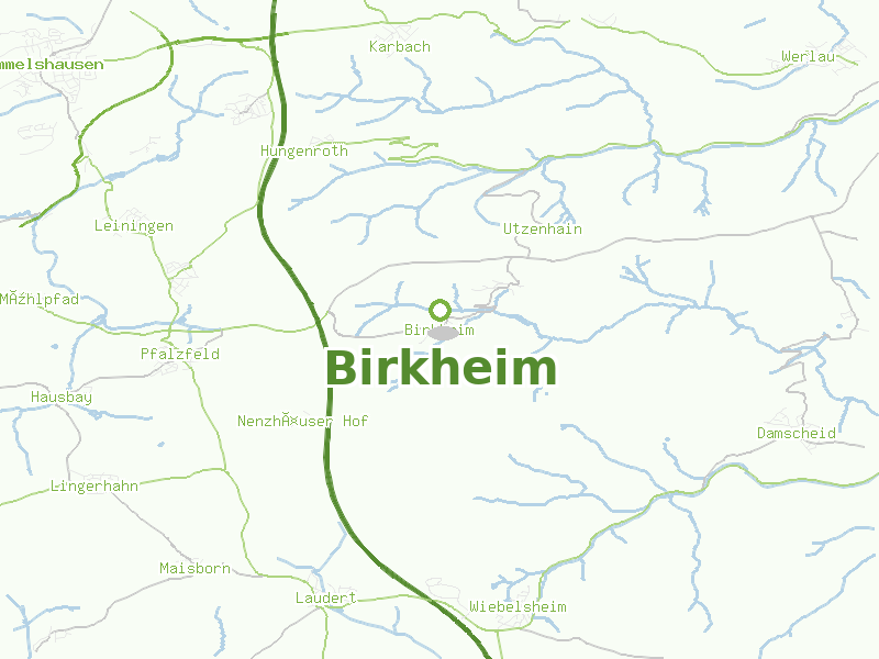 Karte von Birkheim