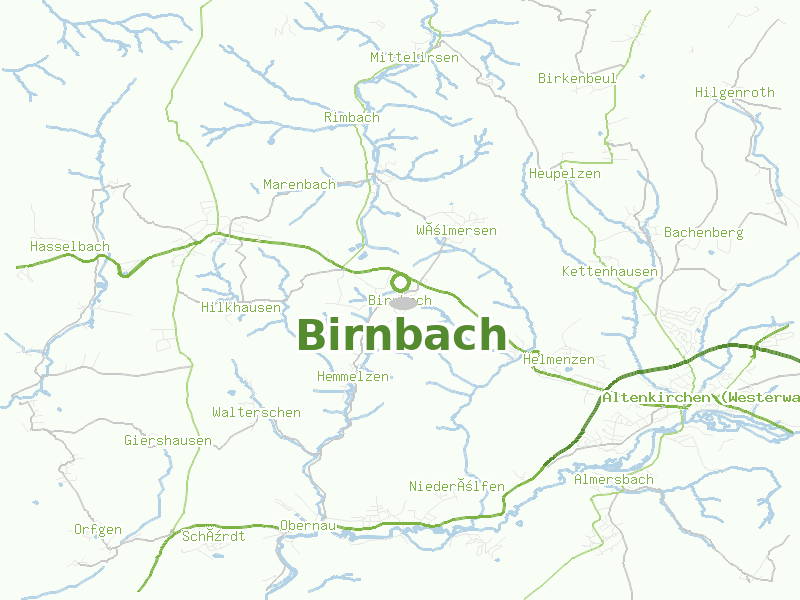 Karte von Birnbach