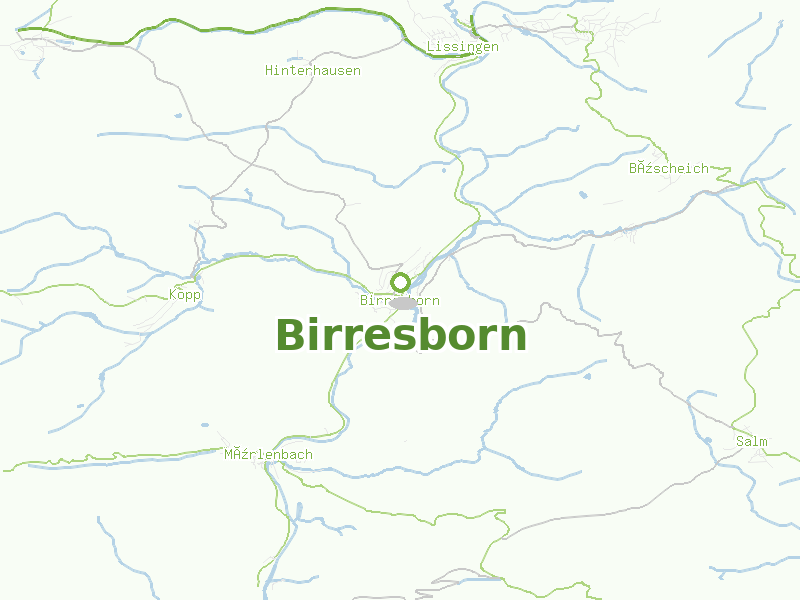 Karte von Birresborn