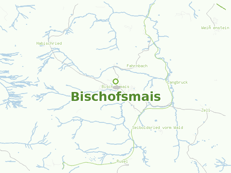 Karte von Bischofsmais