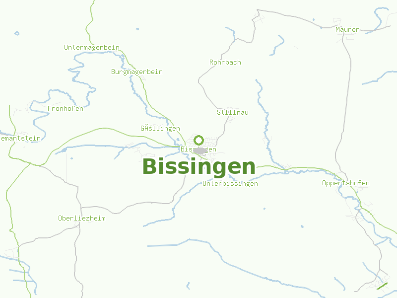 Karte von Bissingen