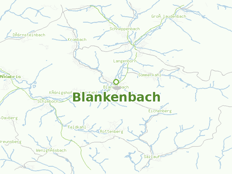 Karte von Blankenbach