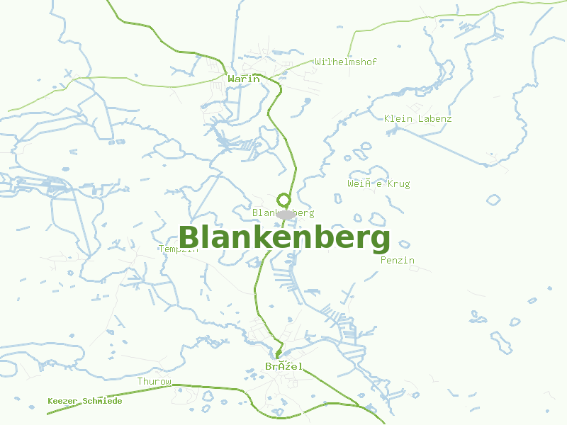 Karte von Blankenberg