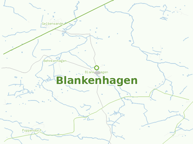 Karte von Blankenhagen