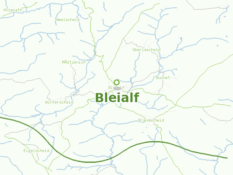 Karte von Bleialf
