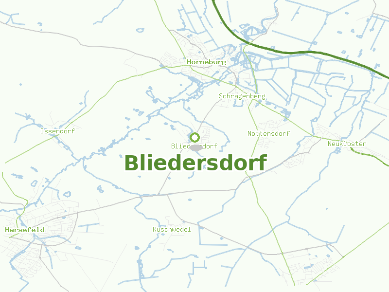 Karte von Bliedersdorf