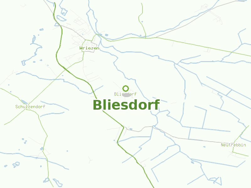 Karte von Bliesdorf