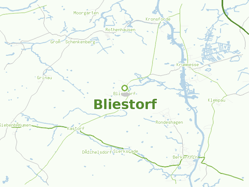 Karte von Bliestorf