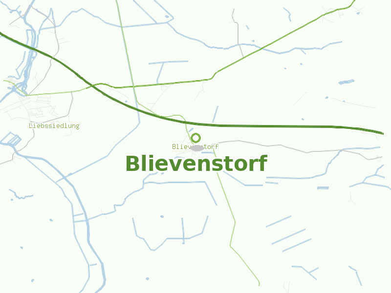 Karte von Blievenstorf