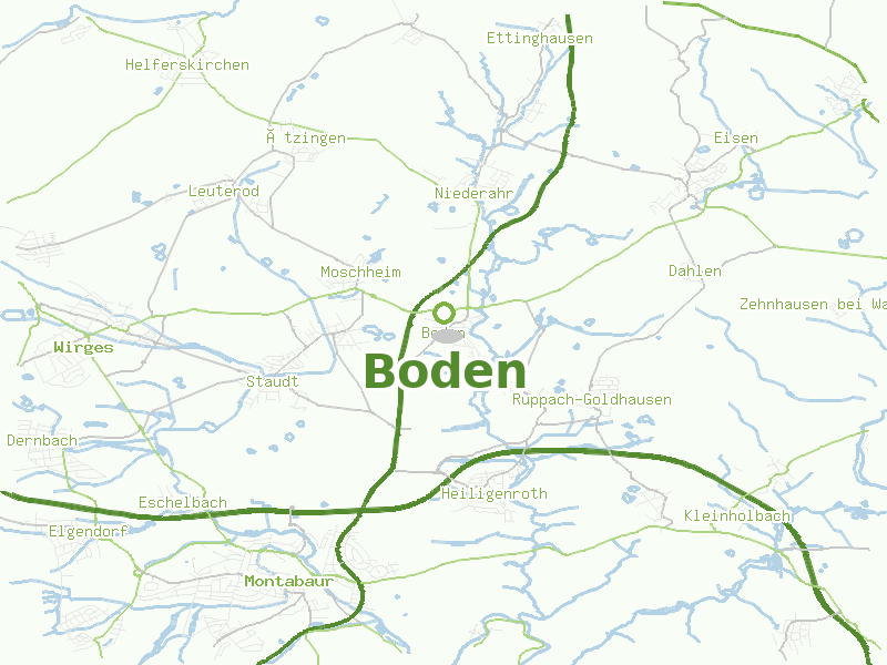 Karte von Boden