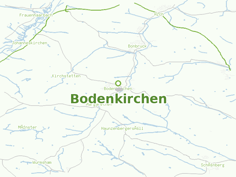 Karte von Bodenkirchen