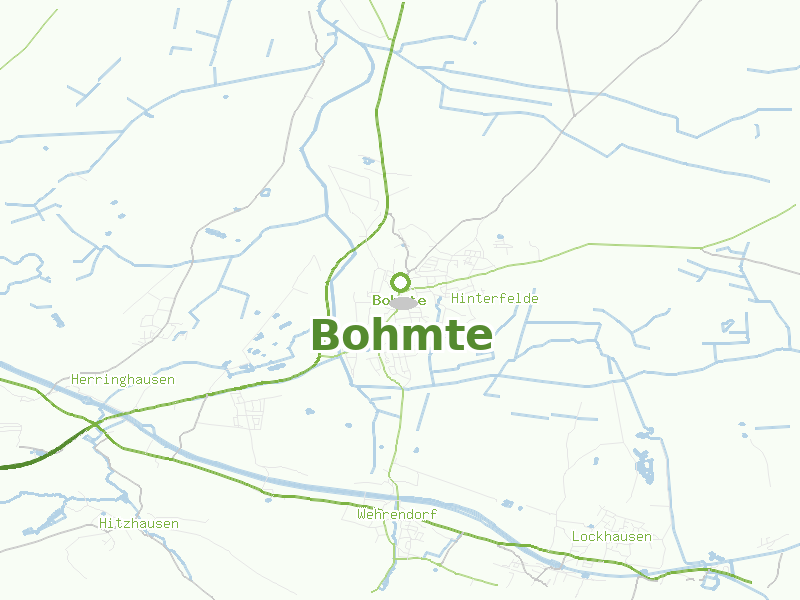 Karte von Bohmte