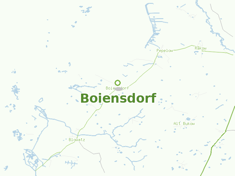 Karte von Boiensdorf
