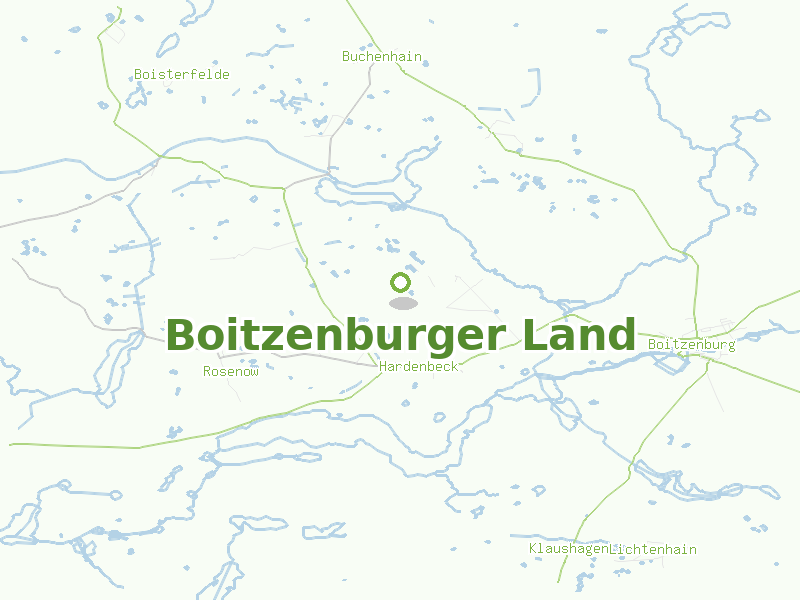 Karte von Boitzenburger Land