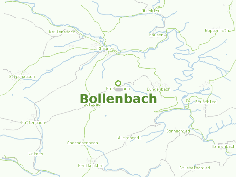 Karte von Bollenbach