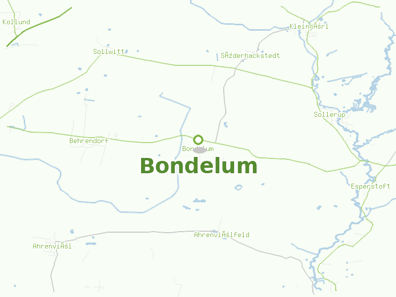 Karte von Bondelum