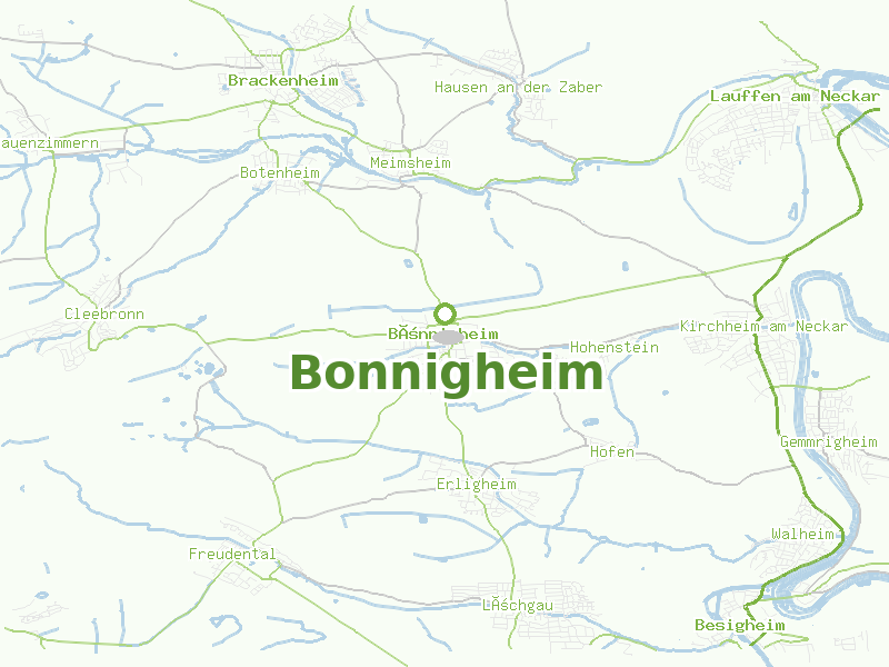 Karte von Bonnigheim