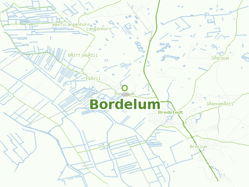 Karte von Bordelum