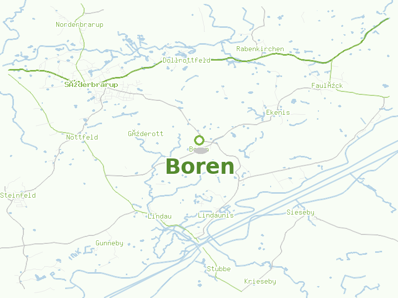 Karte von Boren