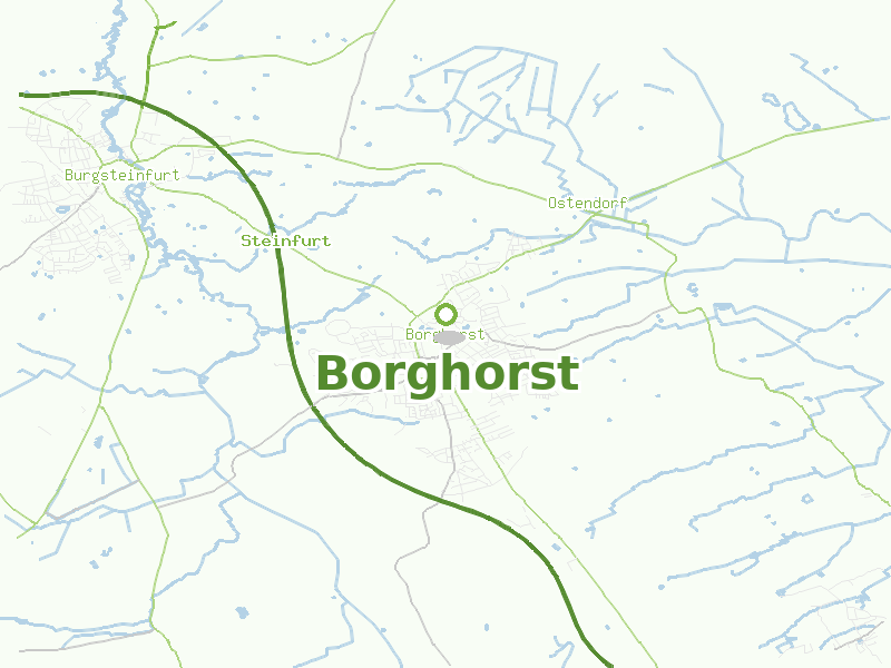 Karte von Borghorst