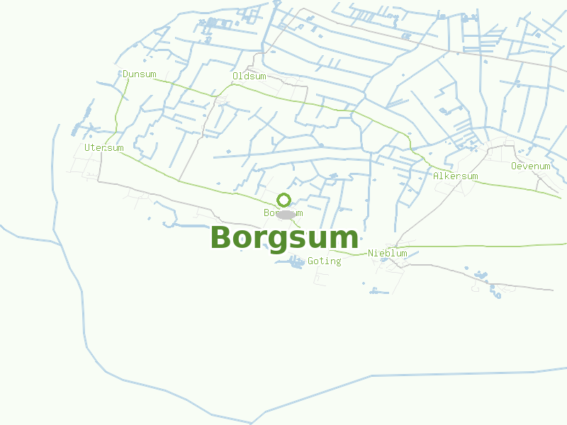 Karte von Borgsum