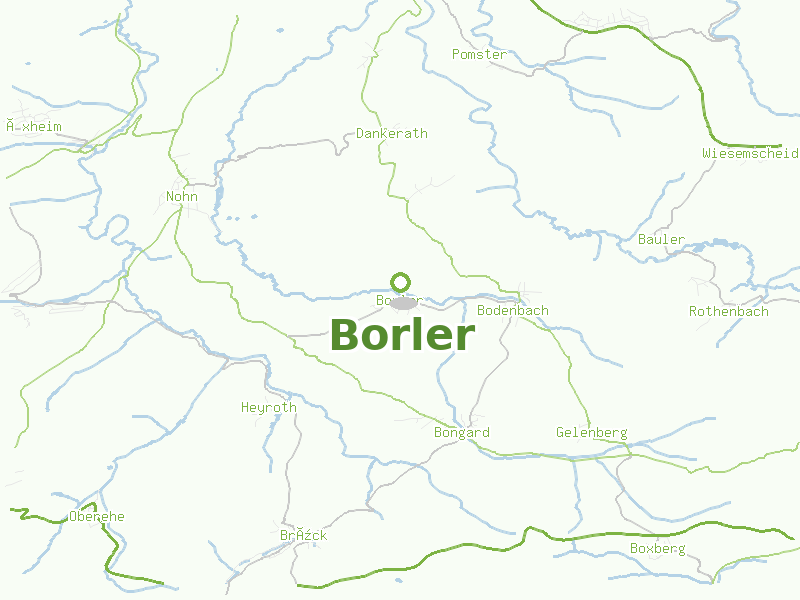 Karte von Borler